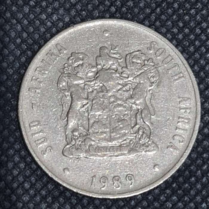 1989 SOUTH AFRICA  R1 COIN