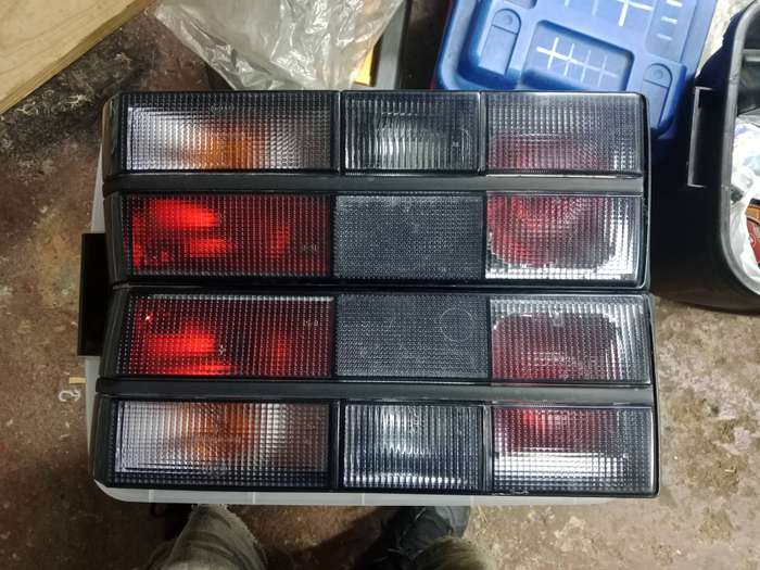Golf 1 smoked tail lights