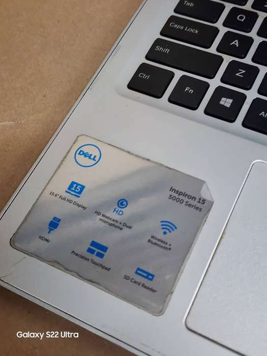 DELL INSPIRON 5570 17°CORE I7 8TH GEN 256SSD 8GIG RAM MICROSOFT WINDOWS 11PRO  24H3
