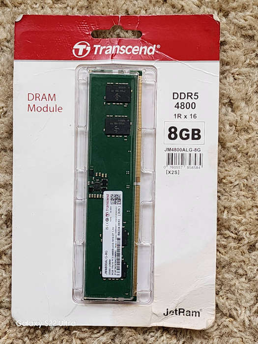 Transcend 8gig ddr5 4800