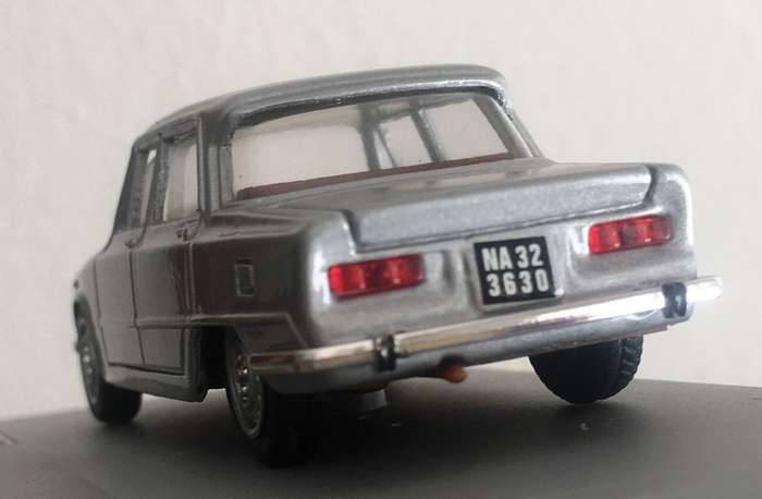 Alfa Romeo Giulia TI Super 1973 Progetto Silver Boxed 1-43