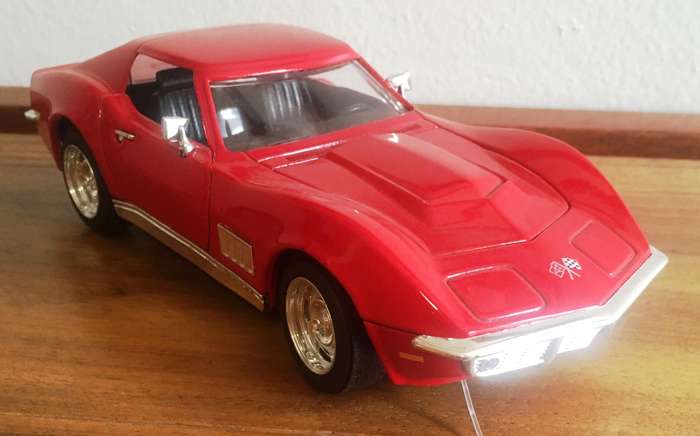 Chevy Corvette 1968 Superior Red 1-24 No Box