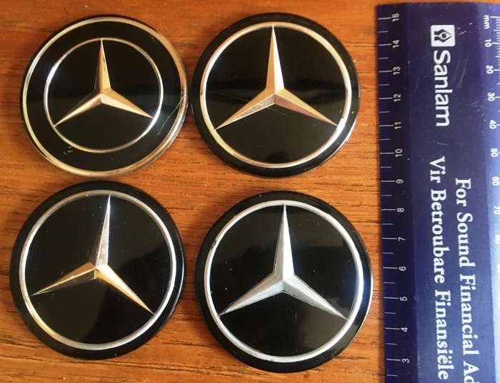Mercedes Benz Hooter Emblem Plastic x4