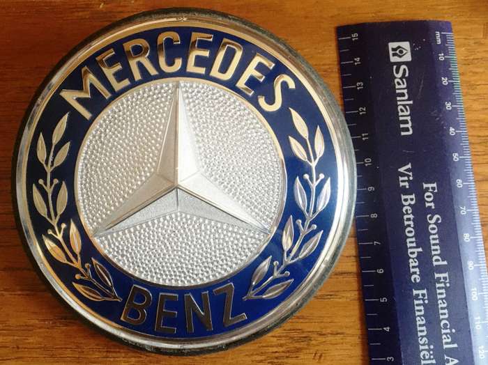 Mercedes Benz Large Grille Emblem Plastic