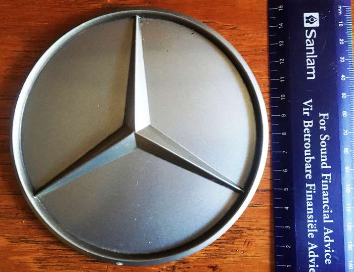 Mercedes Benz Large Star Plastic Badge