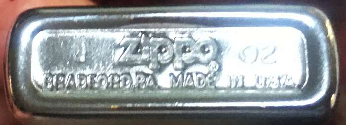 Zippo Slim Type No 2 Made in USA