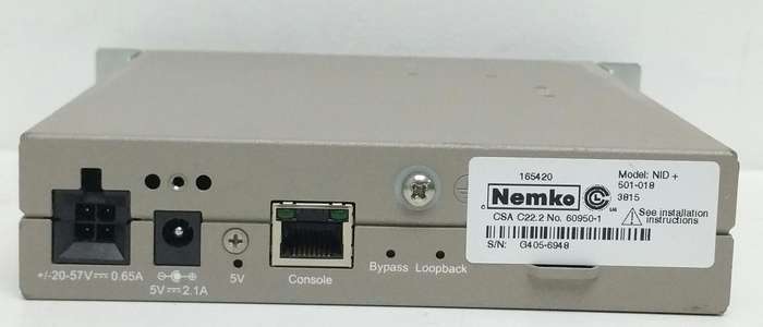 Accedian Networks AMN-1000-TE-S MetroNID Network Interface Device