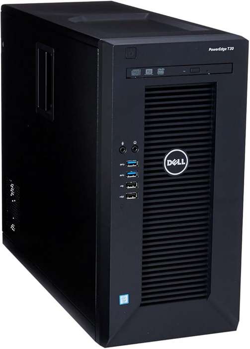 Dell PowerEdge T30 Server, Intel Xeon E3 v5 Quad-core 3.3GHz - 16 GB RAM, 512GB SSD