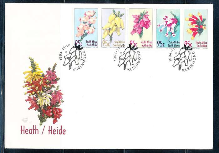 RSA -  1994  - Flowers  -    F/D  COVER - FINE  ITEM