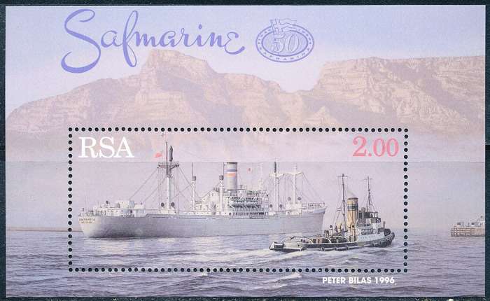 RSA   -  1996  -    South African Merchant Marine  MINI-SHEET  - FINE  MINT