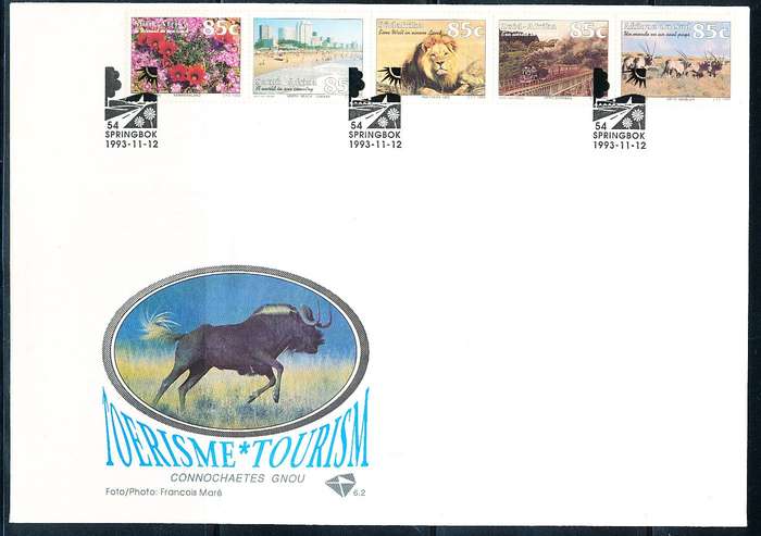 RSA -  1993  -   Tourism    F/D  COVER - FINE  ITEM