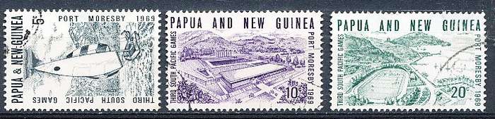 PAPUA NEW GUINEA 1969  -   South Pacific Games, Port Moresb  FULL  SET    -  FINE  USED