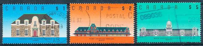CANADA  1990 -   Architecture  SET -  FINE  USED