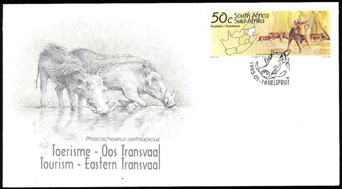 RSA -  1995  - Tourism     F/D  COVER - FINE  ITEM