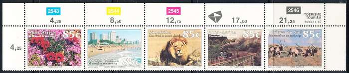 RSA   -  1993  -   Tourism -  CONTROL BLOCK - FINE  MINT