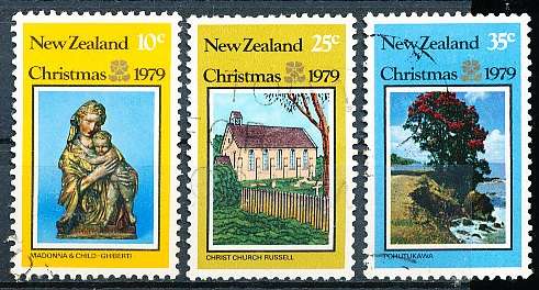 NEW ZEALAND   - 1979  Christmas    SET -   FINE USED
