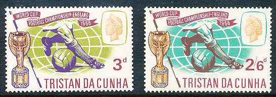 TRISTAN da CUNHA  - 1966    Football World Cup - England  SET  -    FINE  MINT