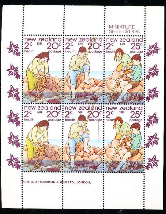 NEW ZEALAND   - 1981    Health Stamps - Children playing  -   FINE MINT