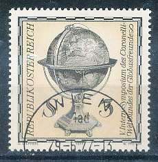 AUSTRIA  1977 -    Federation of Globe Enthusiasts -   FINE  USED