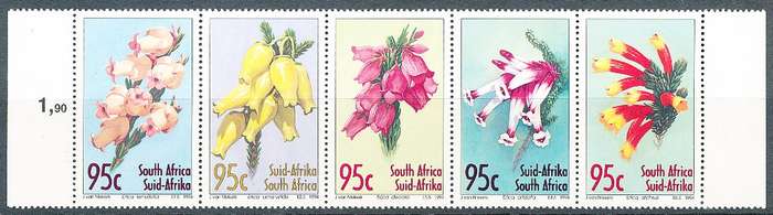 RSA -  1994  -   Flowers   SET  - FINE   MINT