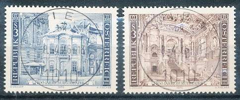 AUSTRIA  1976 -   Anniversary of the Burgtheater   SET  -   FINE  USED