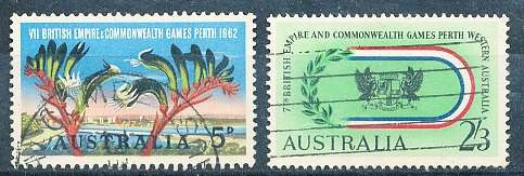 AUSTRALIA  1962 -  Commonwealth Games  SET -   FINE USED