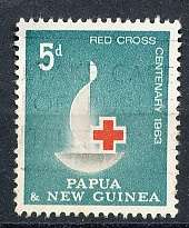 PAPUA NEW GUINEA 1963 -  Red Cross  SINGLE ISSUE    -  FINE USED