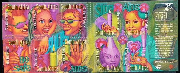 RSA  - 2002  -   AIDS Prevention   BOOKLET  - FINE MINT