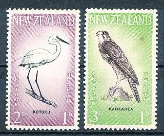 NEW ZEALAND   - 1961    Health Stamps - Birds   -  MINT