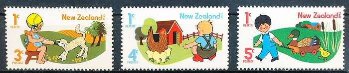 NEW ZEALAND   - 1975   Health Stamps  SET  -    FINE MINT