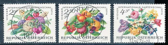 AUSTRIA  1974 -    Horticultural Show  SET   -   FINE  USED