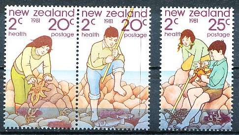 NEW ZEALAND   - 1981    Health Stamps - Children playing  -   FINE MINT