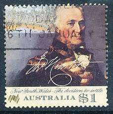 AUSTRALIA  1986 -  Colonization of Australia  TOP VALUE    -   FINE  USED
