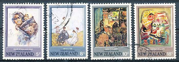 NEW ZEALAND   - 1973   Paintings by Frances Hodgkins   SET  -    FINE USED