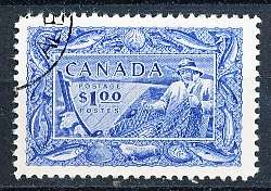 CANADA  1951  -   Fisherman  SINGLE ISSUE    -  FINE USED