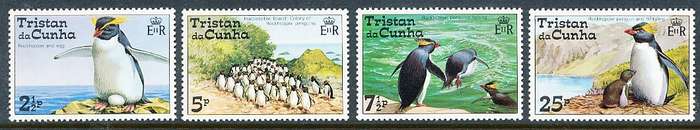 TRISTAN da CUNHA  - 1974    Penguins  SET  -    FINE  MINT