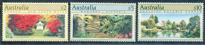AUSTRALIA  1989 -   Botanic Gardens  SET  -   FINE  MINT