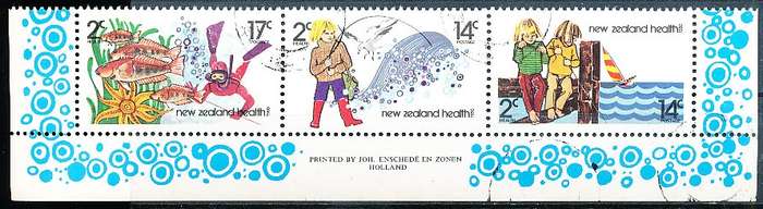NEW ZEALAND   - 1980   Health Stamps - Fishing  SET -   FINE USED