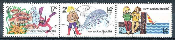 NEW ZEALAND   - 1980   Health Stamps - Fishing  SET -   FINE USED