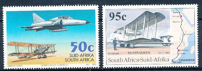 RSA -  1995  - Aviation Anniversaries  SET  - FINE   MINT