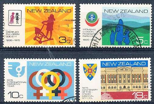 NEW ZEALAND   - 1975    Anniversaries and Events   SET  -    FINE USED