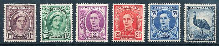 AUSTRALIA  1942 -    Definitives  SET   - MINT