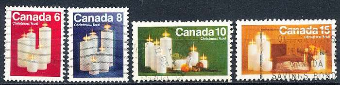 CANADA  1972  - Christmas   FULL  SET -   FINE  USED