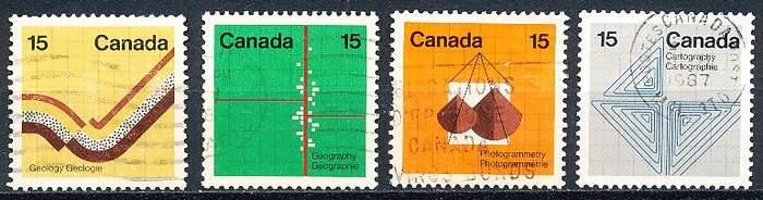 CANADA  1972  -  Earth Sciences    FULL  SET -   FINE  USED