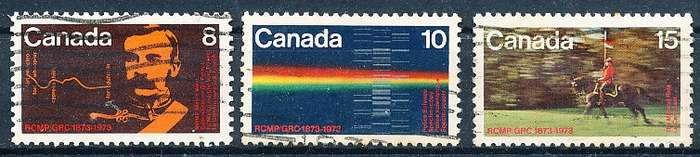 CANADA  1973  -  Royal Canadian Mounted Police  FULL  SET -   FINE  USED