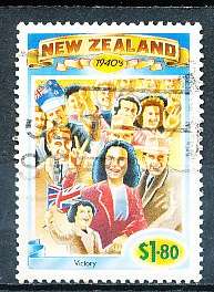 NEW ZEALAND   - 1993    New Zealand in the 1940s   TOP VALUE     - FINE USED