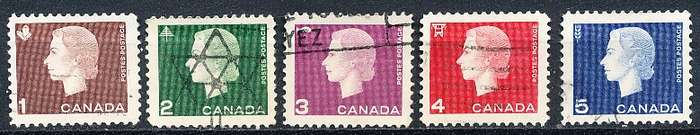 CANADA  1962  -    Queen Elizabeth II  FULL SET   -  FINE USED