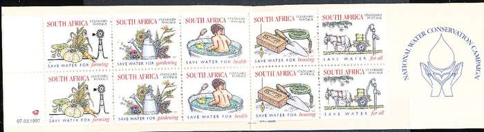 RSA  - 1997  -  National Water Conservation   BOOKLET   07/03/1997  - FINE MINT