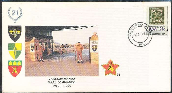 RSA   -  SA  ARMY   COVER   no 31  -   FINE ITEM