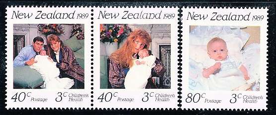 NEW ZEALAND   - 1989     Health Stamps  SET -     FINE MINT